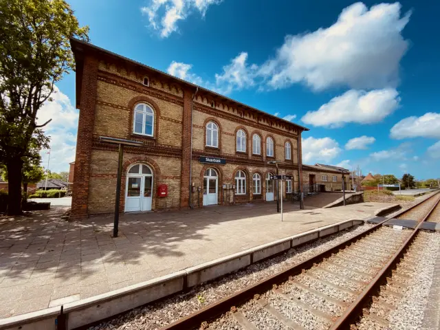 Billede af Skærbæk Station.