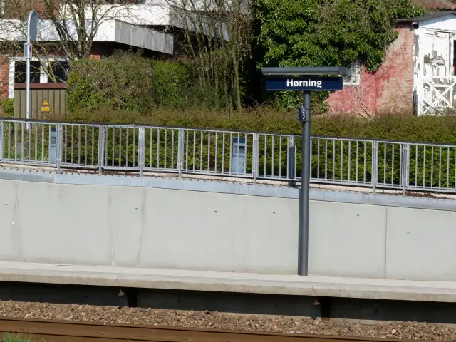 Billede af Hørning Station.