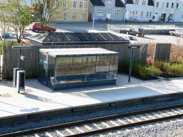 Billede af Hørning Station.