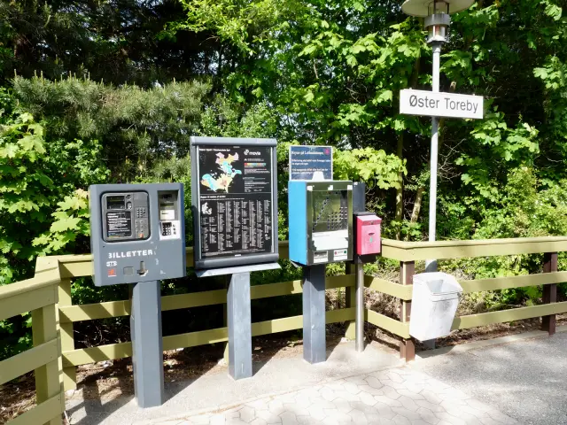 Billede af Øster Toreby Station.