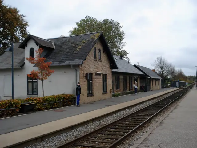Billede af Årslev Station.