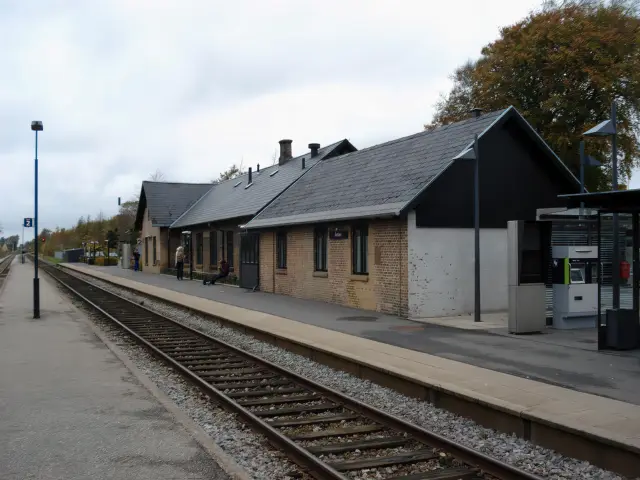 Billede af Årslev Station.