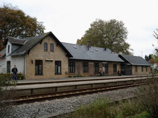 Billede af Årslev Station.