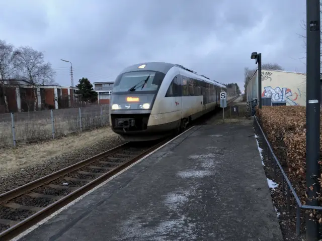 Billede af Hjallese Station.