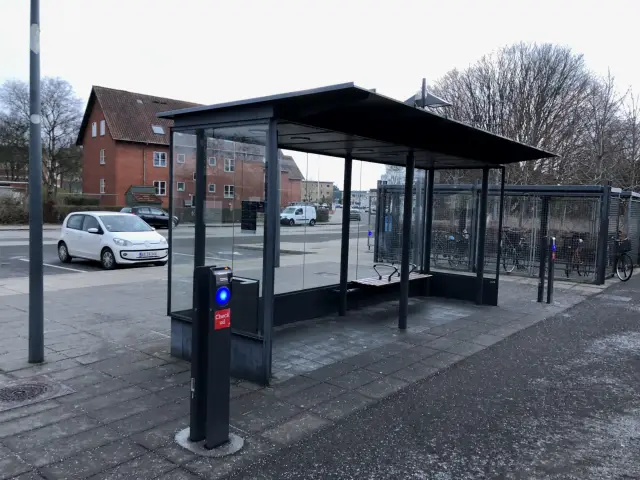 Billede af Hjallese Station.