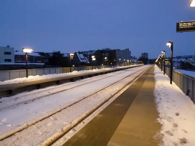 Billede af Aalborg Vestby Station.