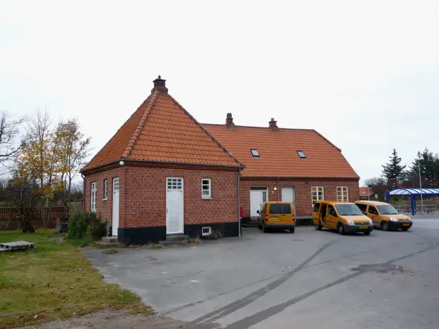 Billede af Ålbæk Station.