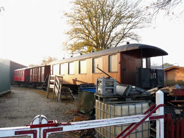 Billede af Græsted Stations sporareal.