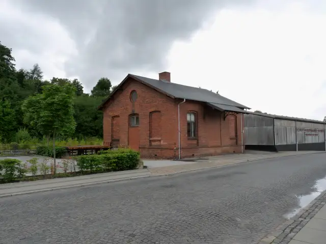 Billede af Hobro Stations pakhus.