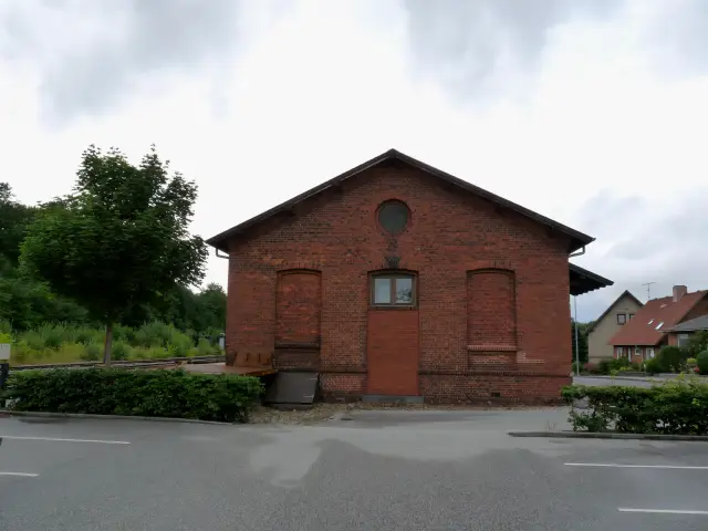 Billede af Hobro Stations pakhus.