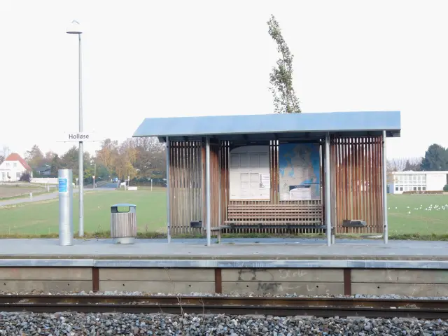 Billede af Holløse Station.