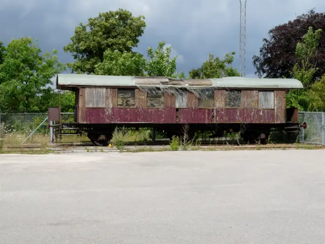Billede af Hvalsø Stations sporareal.
