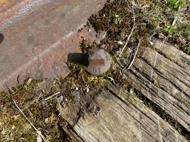 Billede af Høed Trinbræt er nedrevet, men den har ligget her.