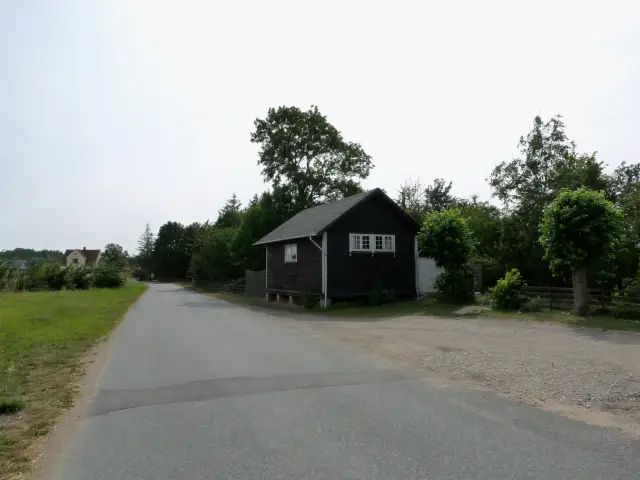 Billede af Illebølle Stations pakhus.