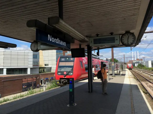 Billede af Nordhavn S-togstrinbræt.