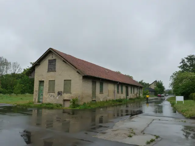 Billede af Rødby Stations pakhus.