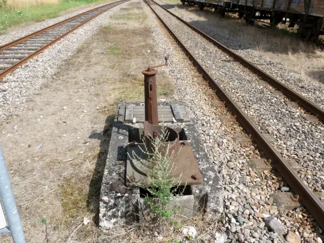 Billede af Stenlille Stations sporareal.