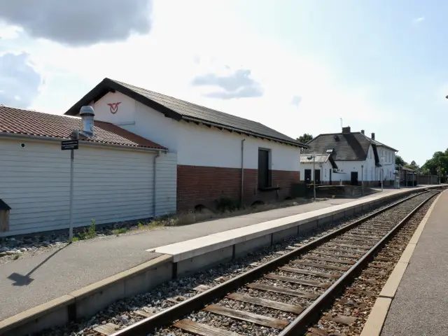 Billede af Svinninge Stations pakhus.