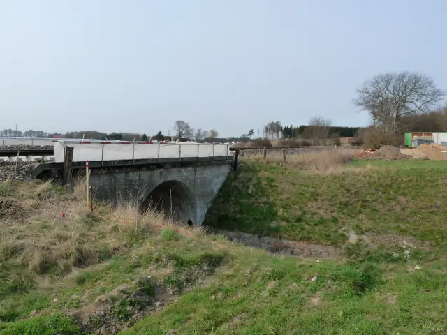 Billede af Søgård Trinbræt - Trinbræt er nedrevet, men Søgård Trinbræt har ligget her.