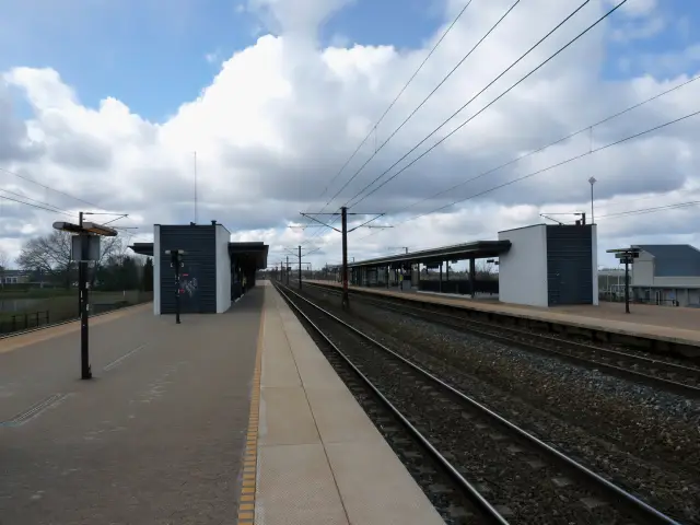 Billede af Trekroner Station.