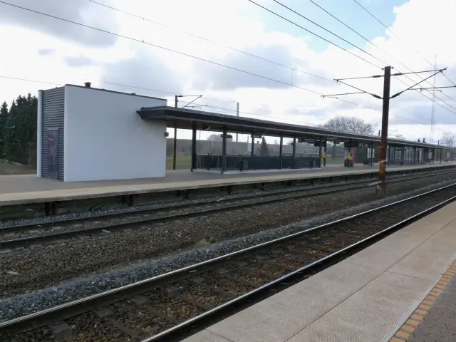 Billede af Trekroner Station.