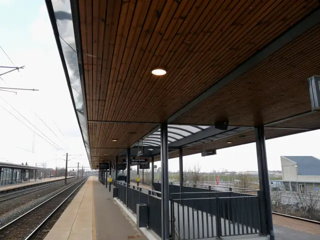 Billede af Trekroner Station.