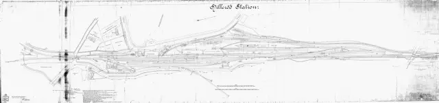 Sporplan af Hillerød Station.