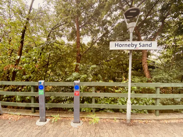 Billede af Horneby Sand Station.