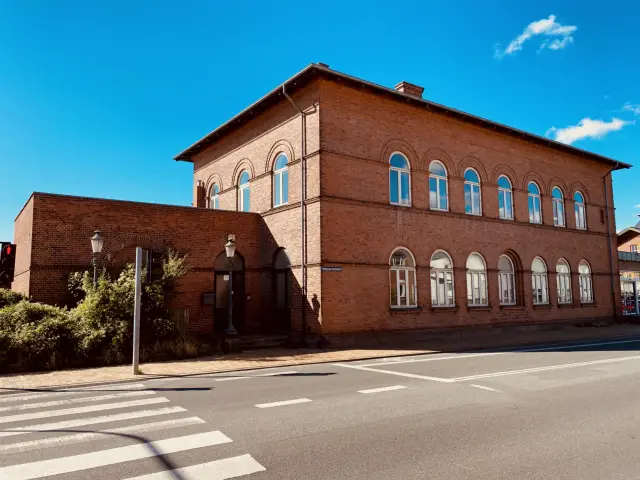 Billede af Faaborg Stations  posthus.