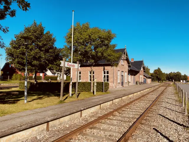 Billede af Korinth Station.