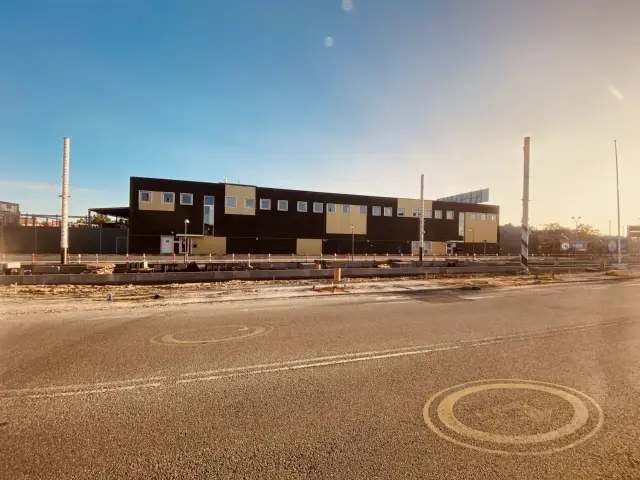 Billede af Vesterbro Letbanestation.