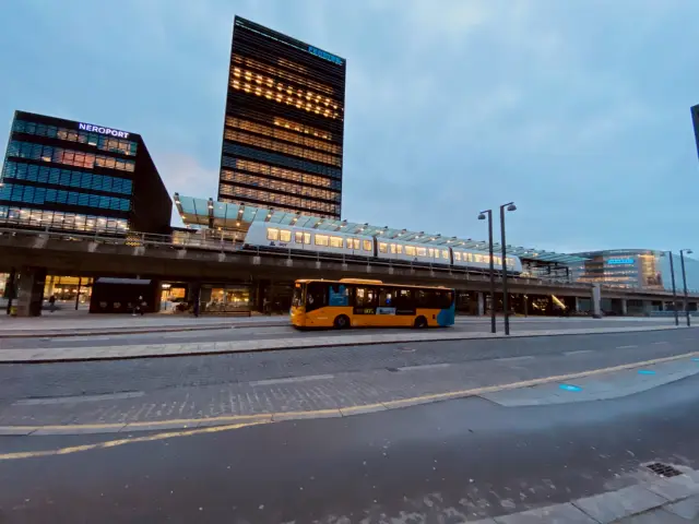 Billede af Ørestad Metrostation.