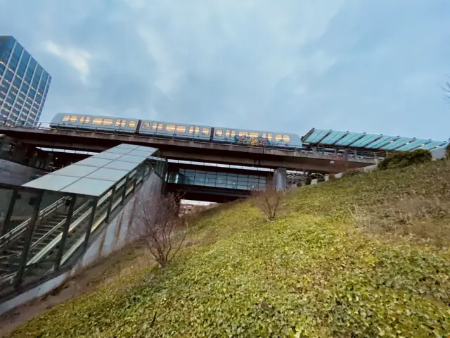 Billede af Ørestad Metrostation.