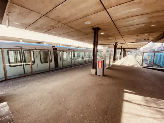 Billede af Vanløse Metrostation.