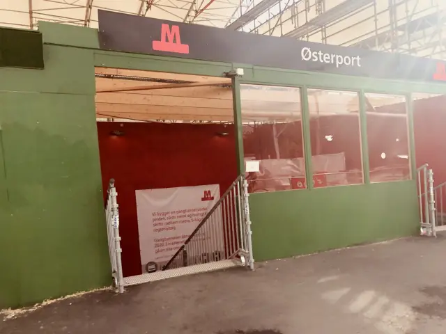 Billede af Østerport Metrostation.