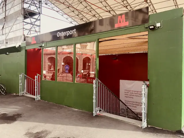 Billede af Østerport Metrostation.