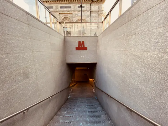 Billede af Marmorkirken Metrostation.