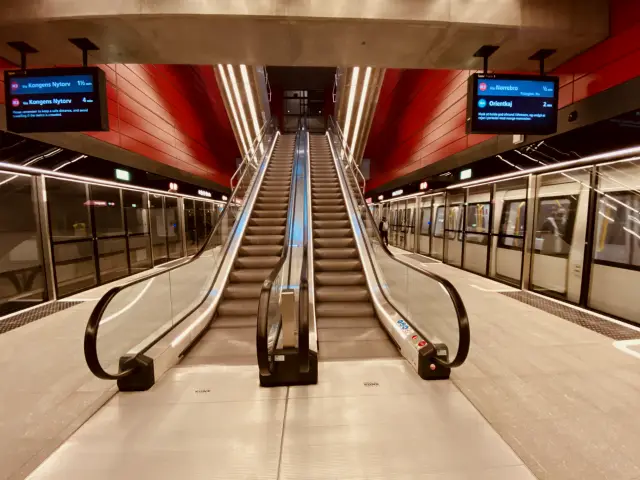 Billede af Østerport Metrostation.