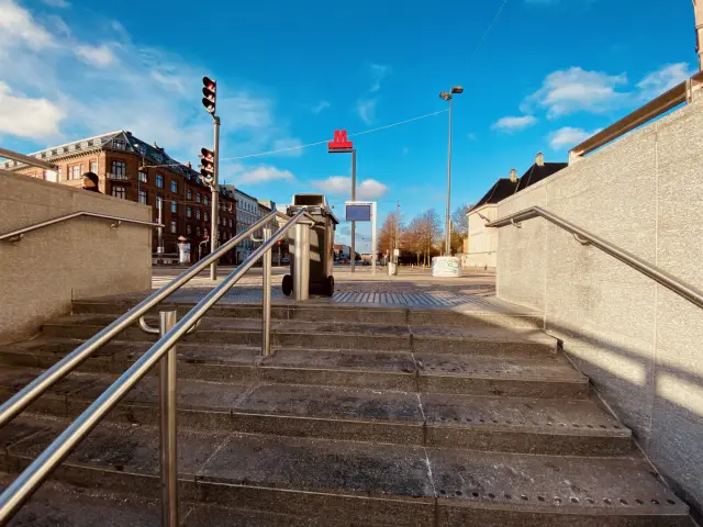 Billede af Østerport Metrostation.