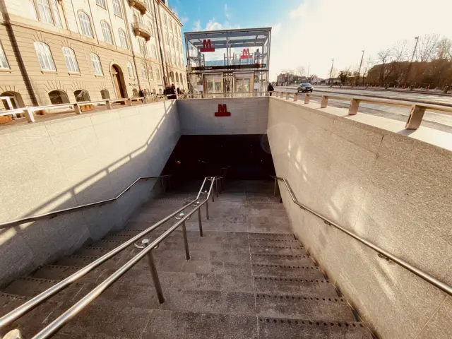 Billede af Østerport Metrostation.