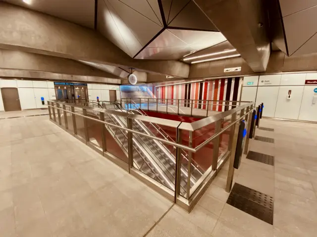 Billede af Nordhavn Metrostation.