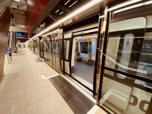 Billede af Nordhavn Metrostation.