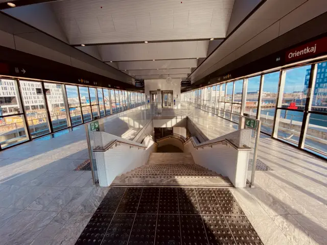 Billede af Orientkaj Metrostation.