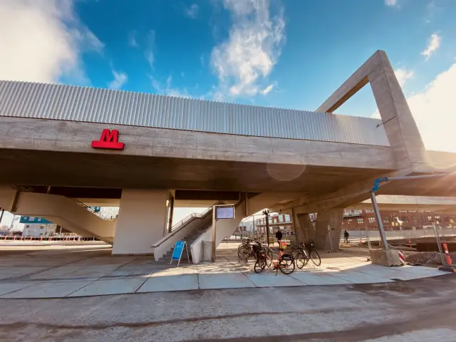 Billede af Orientkaj Metrostation.