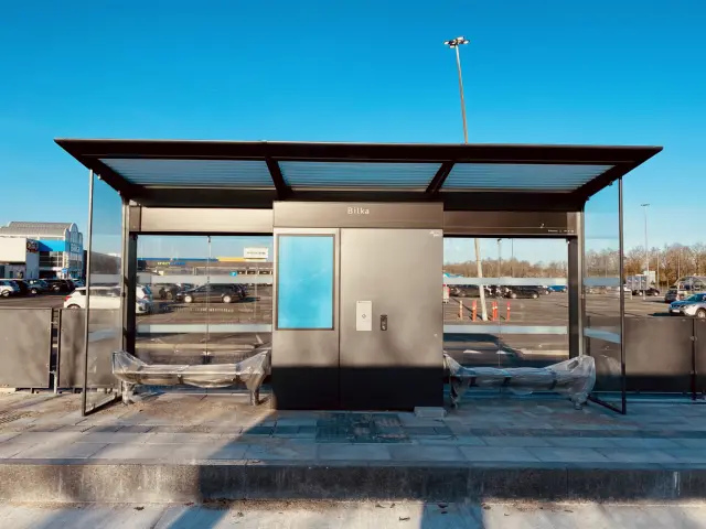 Billede af Bilka Letbanestation.