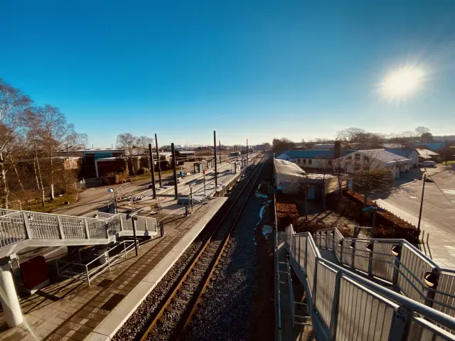 Billede af Hjallese Station.