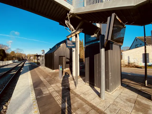 Billede af Hjallese Station.