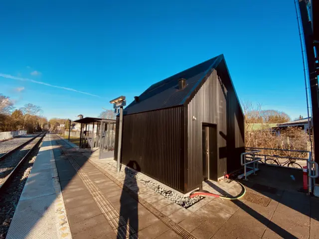 Billede af Hjallese Station.