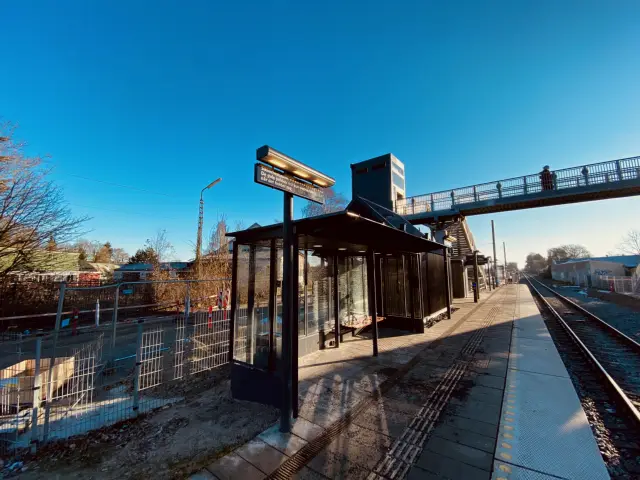 Billede af Hjallese Station.