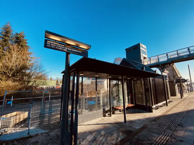 Billede af Hjallese Station.